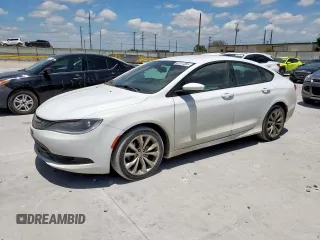 2015 Chrysler 200 S with VIN 1C3CCCBB3FN590523, listed as a Copart auction lot 62511305 with 176,433 mi miles and Salvage title. Bid and sale history available at DreamBid. Image 1.