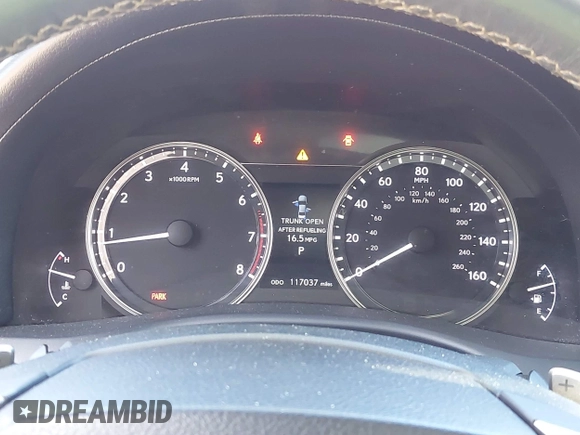 2014 Lexus GS 350 с VIN JTHCE1BL5E5024394, выставлен на аукционе IAAI как лот 41833478 с пробегом 117 037 миль миль и . История ставок и продаж доступна на DreamBid. Изображение 7.