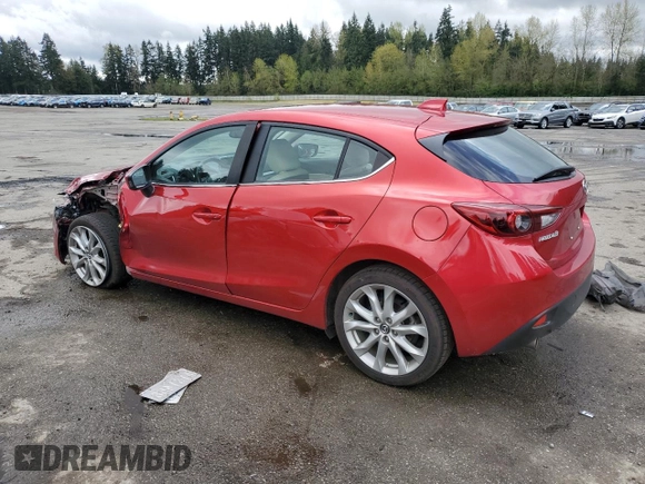 2015 Mazda 3 S Grand Touring with VIN JM1BM1M33F1236684, listed as a Copart auction lot 52164405 with 121,139 mi miles and Salvage Title. Bid and sale history available at DreamBid. Image 2.