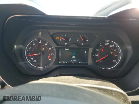 2017 Chevrolet Camaro 1LT with VIN 1G1FB1RX0H0151211, listed as a Copart auction lot 51071955 with 95,259 mi miles and Salvage Title. Bid and sale history available at carsss.com. Image 9.