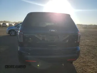 2014 Ford Utility Police Interceptor with VIN 1FM5K8AR8EGC26647, listed as a Copart auction lot 76027324 with 101,429 mi miles and Salvage Title. Bid and sale history available at carsss.com. Image 6.