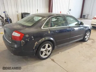 2003 Audi A4 3.0L with VIN WAULT68E73A214261, listed as a IAAI auction lot 42078401 with 279,424 mi miles. Bid and sale history available at carsss.com. Image 4.
