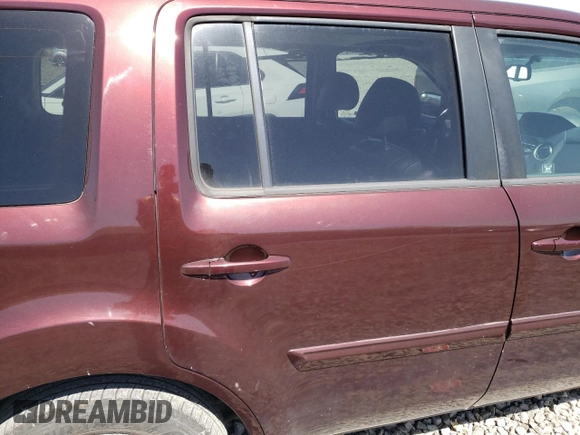 2012 Honda Pilot EX-L with VIN 5FNYF4H75CB056791, listed as a Copart auction lot 52540135 with Not Provided miles and Salvage Title. Bid and sale history available at DreamBid. Image 11.