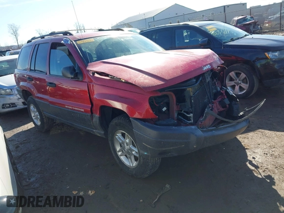 2003 Jeep Grand Cherokee Laredo with VIN 1J4GX48S13C594893, listed as a IAAI auction lot 41688597 with 179,680 mi miles. Bid and sale history available at carsss.com. Image 1.