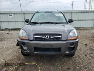 2009 Hyundai Tucson GLS with VIN KM8JM12B79U042597, listed as a Copart auction lot 52164465 with 90,943 mi miles and Salvage Title. Bid and sale history available at carsss.com. Image 5.