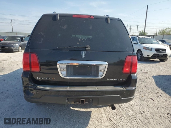2006 Lincoln Navigator Luxury with VIN 5LMFU28526LJ05312, listed as a Copart auction lot 66591584 with 0 mi miles and Salvage Title. Bid and sale history available at carsss.com. Image 6.