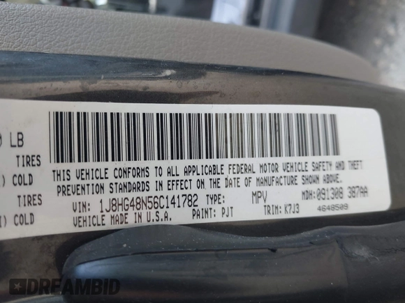 2006 Jeep Commander z VIN 1J8HG48N56C141782, wystawiony jako IAAI lot #42239618 z przebiegiem 113 037 mil mil oraz . Historia ofert i sprzedaży dostępna na DreamBid. Obrazek 9.