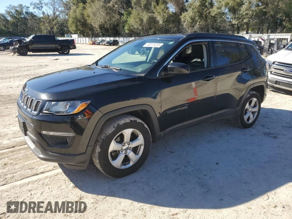 2018 Jeep Compass Latitude with VIN 3C4NJDBB4JT436606, listed as a Copart auction lot 45516035 with 33,325 mi miles and Salvage Title. Bid and sale history available at DreamBid. Image 1.