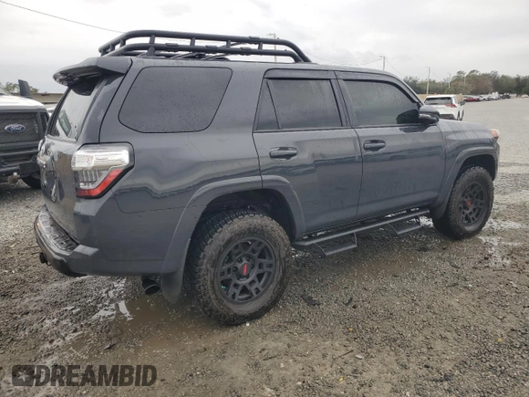 2024 Toyota 4Runner TRD Pro with VIN JTELU5JR0R6233555, listed as a Copart auction lot 85615804 with 6,346 mi miles and Salvage title. Bid and sale history available at DreamBid. Image 3.
