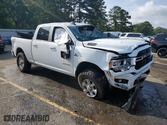 2021 Ram 2500 Big Horn with VIN 3C6UR5DL8MG694762, listed as a Copart auction lot 58244055 with Not provided miles and Salvage title. Bid and sale history available at DreamBid. Image 4.