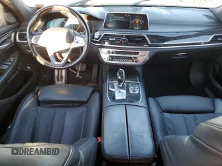 2016 BMW 7 Series 750i xDrive with VIN WBA7B0C59GG526741, listed as a Copart auction lot 86312384 with 90,360 mi miles and Salvage title. Bid and sale history available at DreamBid. Image 8.