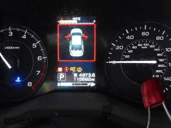 2017 Subaru Impreza Premium с VIN 4S3GTAD65H3722598, выставлен на аукционе IAAI как лот 42315994 с пробегом 116 692 миль миль и . История ставок и продаж доступна на DreamBid. Изображение 15.