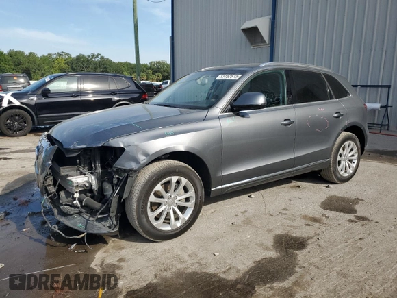 2016 Audi Q5 Premium Plus with VIN WA1L2AFP8GA078896, listed as a Copart auction lot 53152615 with 115,205 mi miles and Salvage Title. Bid and sale history available at carsss.com. Image 1.
