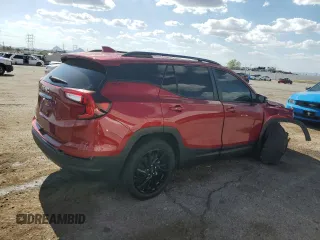 2024 GMC Terrain SLE z VIN 3GKALMEGXRL294861, wystawiony jako Copart lot #64466355 z przebiegiem 17 397 mil mil oraz Szkoda całkowita • Salvage title. Historia ofert i sprzedaży dostępna na DreamBid. Obrazek 3.