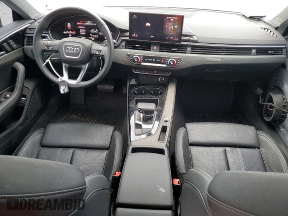 2023 Audi A5 Sportback Premium Plus with VIN WAUCBCF50PA049521, listed as a Copart auction lot 84673214 with 26,493 mi miles and Salvage Title. Bid and sale history available at carsss.com. Image 8.