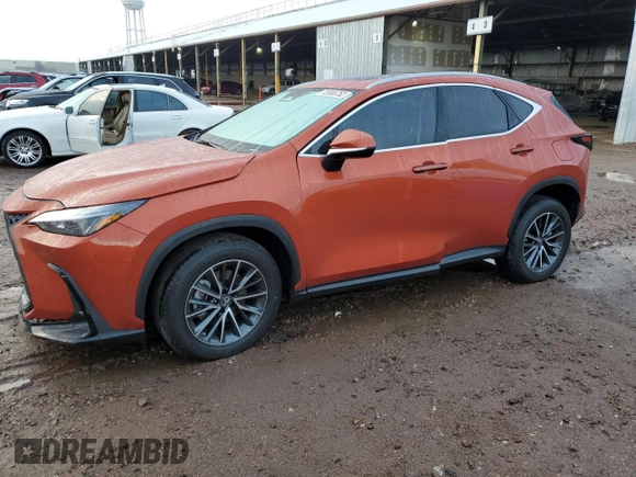 2022 Lexus NX with VIN JTJGKCEZ8N2000421, listed as a Copart auction lot 72656752 with 0 mi miles. Bid and sale history available at carsss.com. Image 1.