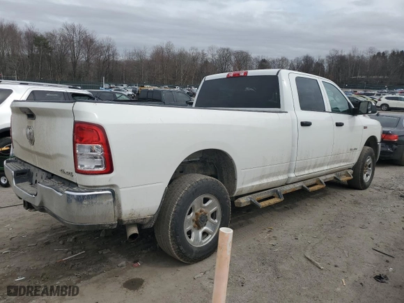 2019 Ram 2500 Tradesman with VIN 3C6UR5HJ7KG683600, listed as a Copart auction lot 48222334 with 131,995 mi miles and Salvage Title. Bid and sale history available at carsss.com. Image 3.