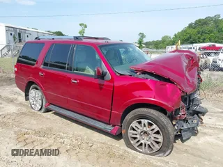 2014 Ford Expedition Limited with VIN 1FMJU1K54EEF58916, listed as a IAAI auction lot 42245197 with 207,675 mi miles and . Bid and sale history available at DreamBid. Image 1.