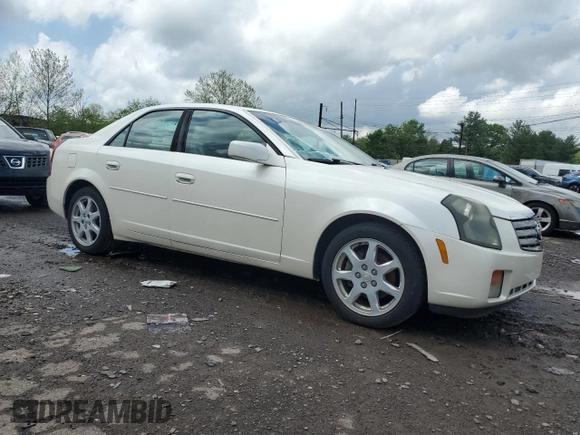 2003 Cadillac CTS with VIN 1G6DM57N130109661, listed as a Copart auction lot 55705385 with Not Provided miles and Salvage Title. Bid and sale history available at DreamBid. Image 4.