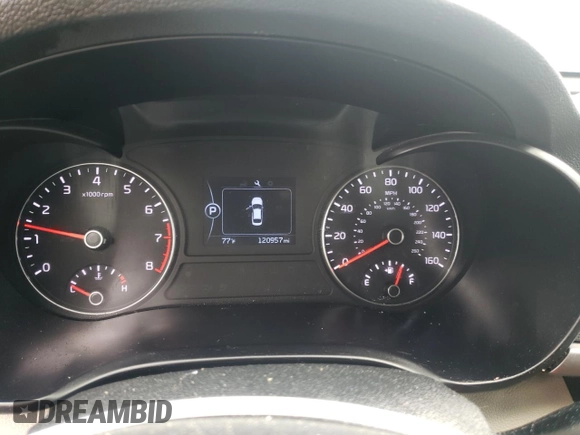 2017 Kia Optima LX with VIN 5XXGT4L35HG159223, listed as a Copart auction lot 64264614 with 120,957 mi miles and Salvage Title. Bid and sale history available at carsss.com. Image 9.