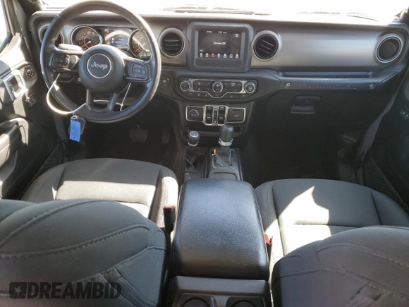 2021 Jeep Wrangler Unlimited 80th Anniversary with VIN 1C4HJXDN8MW630849, listed as a Copart auction lot 50433935 with 84,796 mi miles and Salvage title. Bid and sale history available at DreamBid. Image 8.
