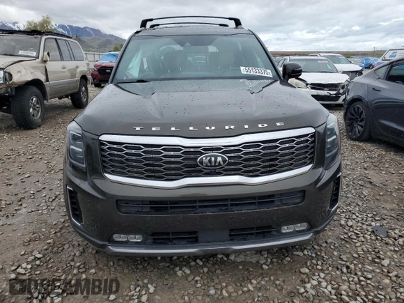 2020 Kia Telluride SX z VIN 5XYP5DHC2LG045185, wystawiony jako Copart lot #55133375 z przebiegiem 106 324 mil mil oraz Szkoda całkowita • Salvage title. Historia ofert i sprzedaży dostępna na DreamBid. Obrazek 5.