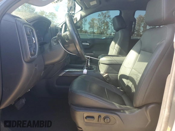 2021 Chevrolet Silverado 1500 LTZ with VIN 3GCUYGET9MG202150, listed as a Copart auction lot 76463424 with 49,644 mi miles and Salvage Title. Bid and sale history available at DreamBid. Image 7.