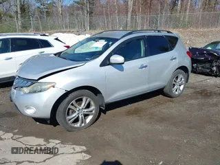 2009 Nissan Murano S with VIN JN8AZ18W99W136361, listed as a IAAI auction lot 41799187 with 145,276 mi miles and . Bid and sale history available at carsss.com. Image 2.