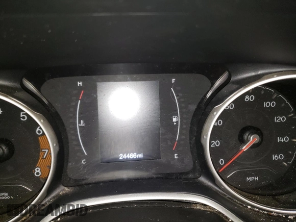 2020 Jeep Compass Latitude with VIN 3C4NJDBB0LT229343, listed as a Copart auction lot 50105875 with 24,466 mi miles and Clean title. Bid and sale history available at DreamBid. Image 9.