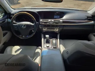 2015 Lexus LS 460 L with VIN JTHGL5EFXF5055498, listed as a Copart auction lot 82579834 with 112,465 mi miles and Salvage title. Bid and sale history available at DreamBid. Image 8.