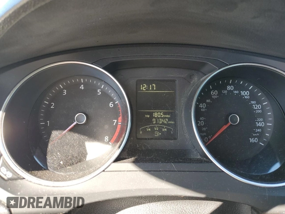 2015 Volkswagen Jetta Sedan 1.8T SE with VIN 3VWD07AJ7FM301515, listed as a Copart auction lot 42829825 with 91,342 mi miles and Salvage Title. Bid and sale history available at carsss.com. Image 9.