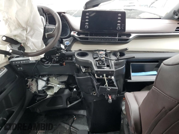 2023 Toyota Sienna Platinum with VIN 5TDERKEC6PS175340, listed as a Copart auction lot 57083465 with Not provided miles and Salvage title. Bid and sale history available at DreamBid. Image 8.