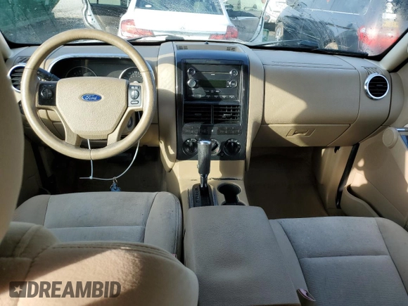 2010 Ford Explorer XLT with VIN 1FMEU6DE9AUB02177, listed as a Copart auction lot 56868605 with 158,090 mi miles and Salvage title. Bid and sale history available at DreamBid. Image 8.