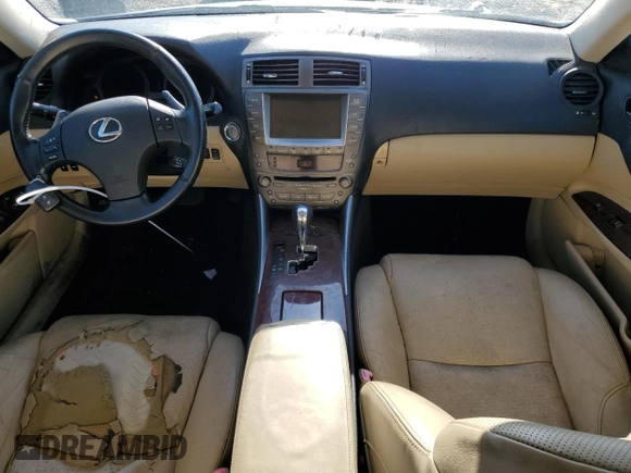 2008 Lexus IS 250 z VIN JTHBK262985060413, wystawiony jako Copart lot #51977835 z przebiegiem 274 446 mil mil oraz Szkoda całkowita • Salvage title. Historia ofert i sprzedaży dostępna na DreamBid. Obrazek 8.