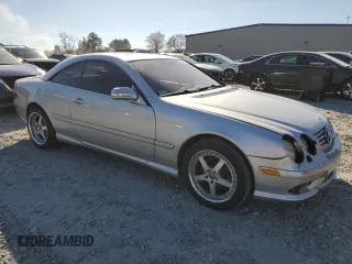 2005 Mercedes-Benz CL 500 with VIN WDBPJ75J75A044664, listed as a Copart auction lot 46300435 with 109,513 mi miles and Salvage Title. Bid and sale history available at DreamBid. Image 4.