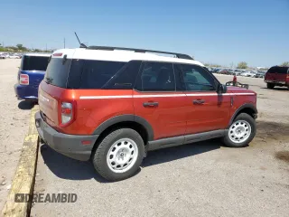 2023 Ford Bronco Sport Heritage с VIN 3FMCR9G68PRD81152, выставлен на аукционе Copart как лот 62551945 с пробегом 7 669 миль миль и Списание • Salvage title. История ставок и продаж доступна на DreamBid. Изображение 3.