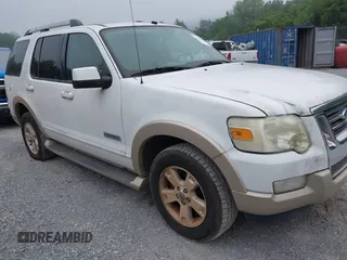 2007 Ford Explorer Eddie Bauer with VIN 1FMEU74E07UA75966, listed as a IAAI auction lot 42812090 with 258,244 mi miles and . Bid and sale history available at DreamBid. Image 1.