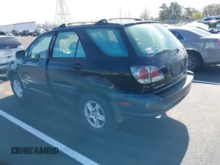 2001 Lexus RX 300 with VIN JTJGF10U910088633, listed as a IAAI auction lot 41859055 with 279,477 mi miles and . Bid and sale history available at DreamBid. Image 3.