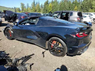 2021 Chevrolet Corvette 2LT with VIN 1G1YB2D46M5117525, listed as a Copart auction lot 65410514 with 11,480 mi miles and Salvage Title. Bid and sale history available at carsss.com. Image 2.