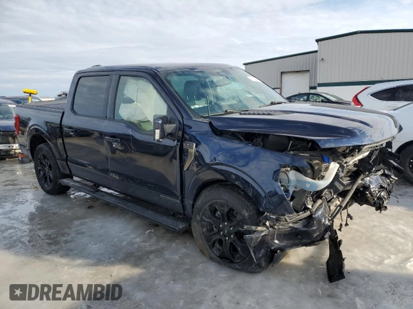2023 Ford F-150 XL with VIN 1FTFW1ED4PFA07566, listed as a Copart auction lot 46363505 with 23,591 mi miles and Salvage Title. Bid and sale history available at carsss.com. Image 4.