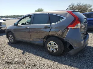 2013 Honda CR-V LX with VIN 3CZRM3H36DG709202, listed as a Copart auction lot 57304815 with 136,443 mi miles and Clean title. Bid and sale history available at DreamBid. Image 2.