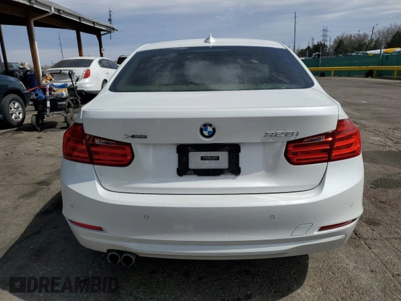 2013 BMW 3 Series 328i xDrive with VIN WBA3B3C57DJ976483, listed as a Copart auction lot 51186945 with 95,229 mi miles and Salvage Title. Bid and sale history available at carsss.com. Image 6.