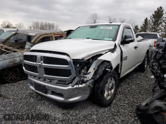 2017 Ram 1500 Tradesman with VIN 3C6JR6DGXHG504641, listed as a Copart auction lot 44434515 with 159,894 mi miles and Salvage title. Bid and sale history available at DreamBid. Image 1.