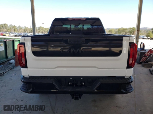 2025 GMC Sierra 1500 with VIN 3GTUUFE86SG134730, listed as a Copart auction lot 46269695 with 2,282 mi miles and Salvage Title. Bid and sale history available at DreamBid. Image 6.