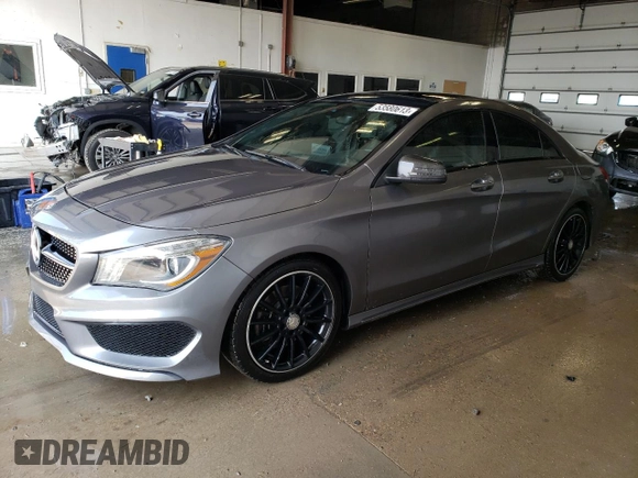 2016 Mercedes-Benz CLA with VIN WDDSJ4GB1GN351443, listed as a Copart auction lot 53580613 with 70,203 mi miles. Bid and sale history available at carsss.com. Image 1.