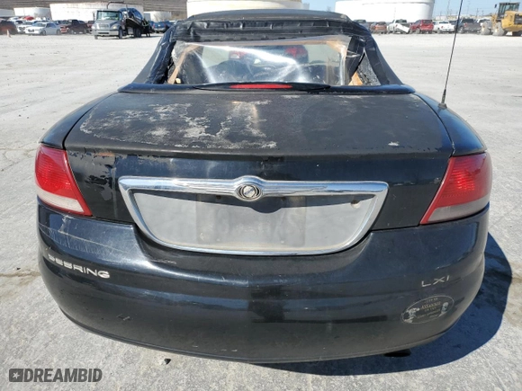 2001 Chrysler Sebring LXi with VIN 1C3EL55U41N662436, listed as a Copart auction lot 46141194 with 171,652 mi miles and Salvage Title. Bid and sale history available at carsss.com. Image 6.
