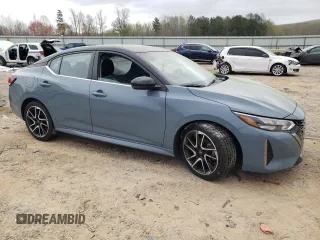2024 Nissan Sentra SR with VIN 3N1AB8DV5RY244364, listed as a Copart auction lot 51608085 with 34,199 mi miles and Salvage title. Bid and sale history available at DreamBid. Image 4.