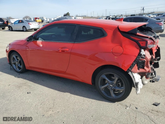2019 Hyundai Veloster 2.0 with VIN KMHTG6AF1KU017704, listed as a Copart auction lot 48437745 with 83,358 mi miles and Salvage Title. Bid and sale history available at carsss.com. Image 2.