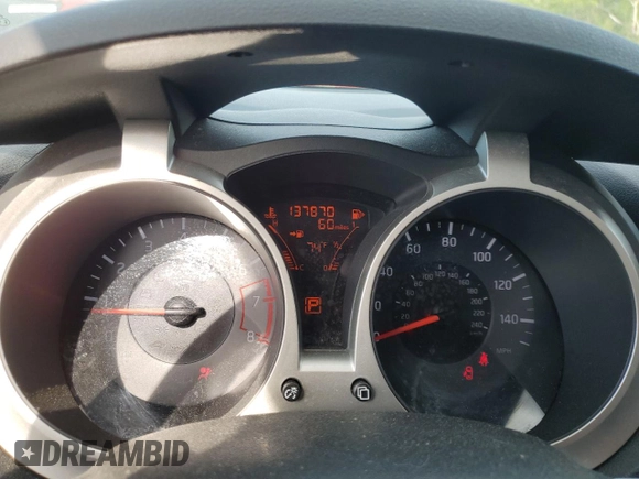 2012 Nissan Juke SV with VIN JN8AF5MV3CT114670, listed as a Copart auction lot 48907584 with 137,870 mi miles and Salvage Title. Bid and sale history available at DreamBid. Image 9.