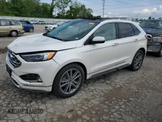 2019 Ford Edge Titanium z VIN 2FMPK3K97KBC47535, wystawiony jako Copart lot #56389885 z przebiegiem 67 193 mil mil oraz Nie do naprawy. Historia ofert i sprzedaży dostępna na DreamBid. Obrazek 1.